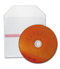 CD impression thermique couleur en pochette plastique transparente adhésive