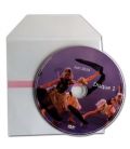 DVD impression thermique couleur en pochette plastique transparente adhésive