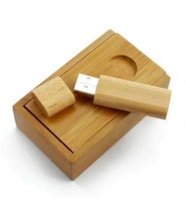 Duplication clé USB en bois avec boite en bois