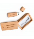 Coffret bois pour clé USB
