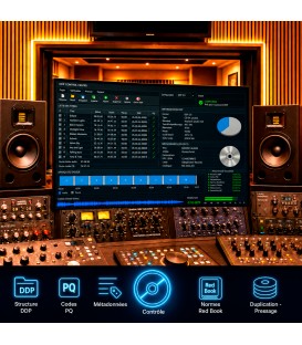 Contrôle de pré-master DDP avant duplication CD