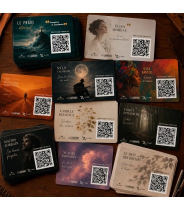 Carte de téléchargement audio avec QR Code
