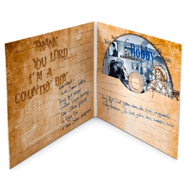 CD en Digifile 2 volets imprimé et personnalisé